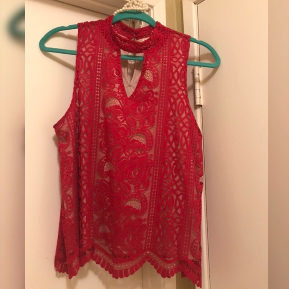 Love Fire Gorgeous Lace Blouse